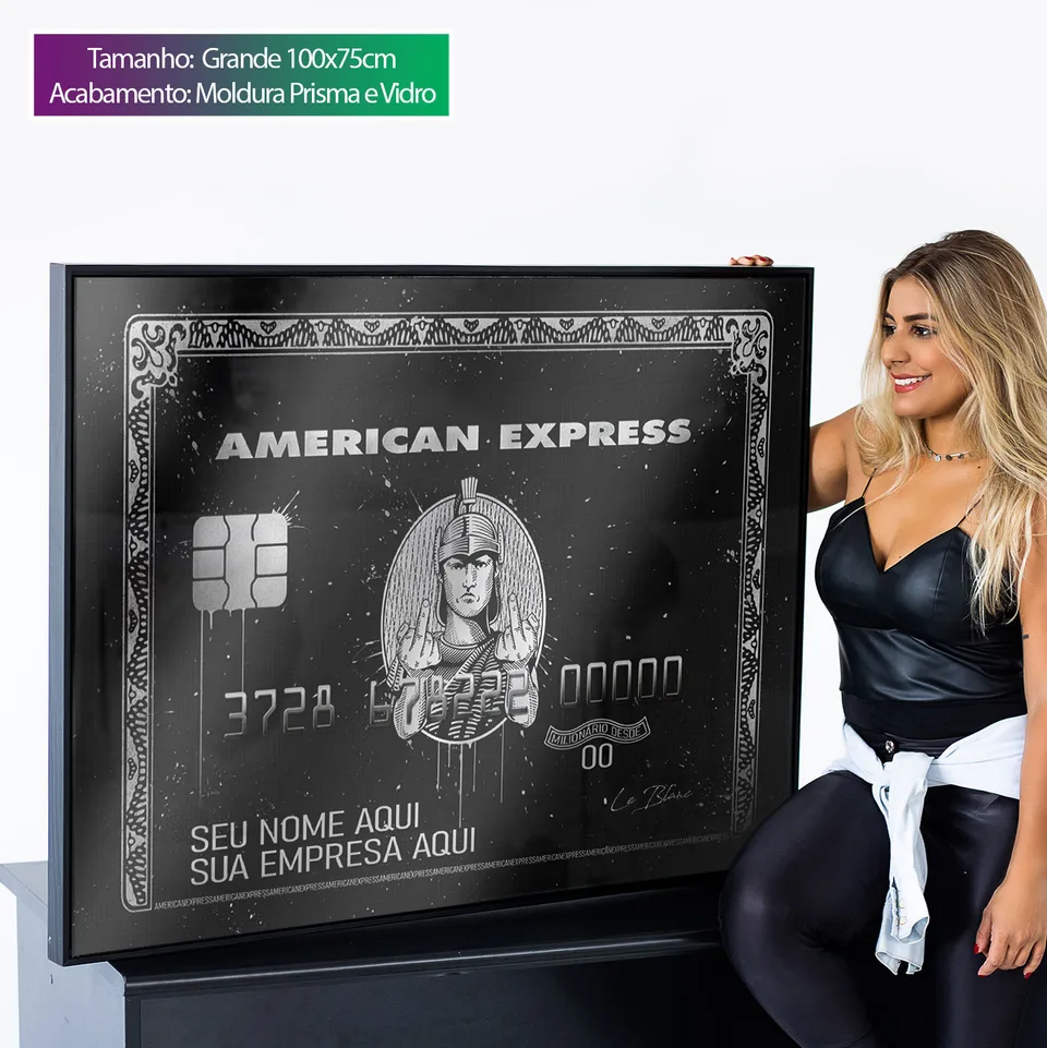 Quadro Personalizado AMEX Black, de Vicent de Lucca — foto 7