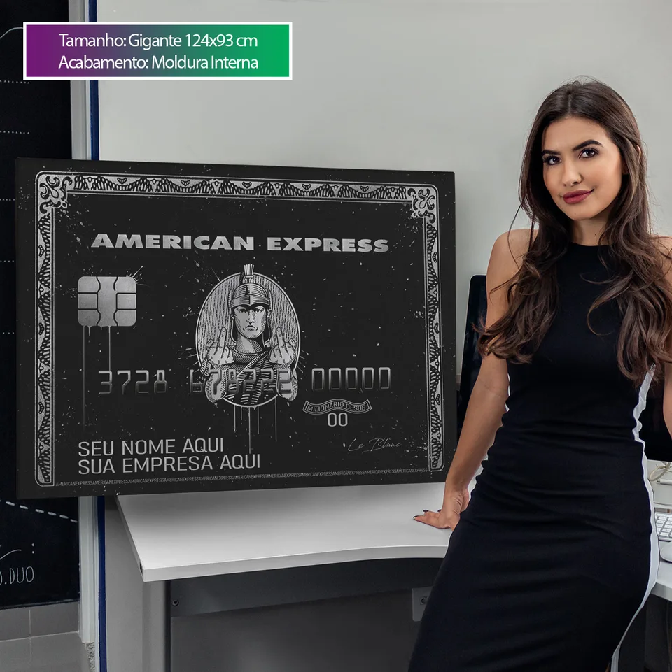 Quadro Personalizado AMEX Black, de Vicent de Lucca — foto 8