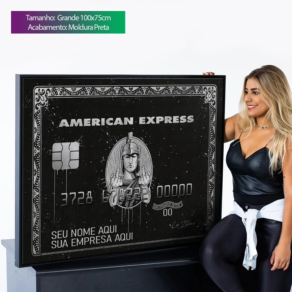 Quadro Personalizado AMEX Black, de Vicent de Lucca — foto 10