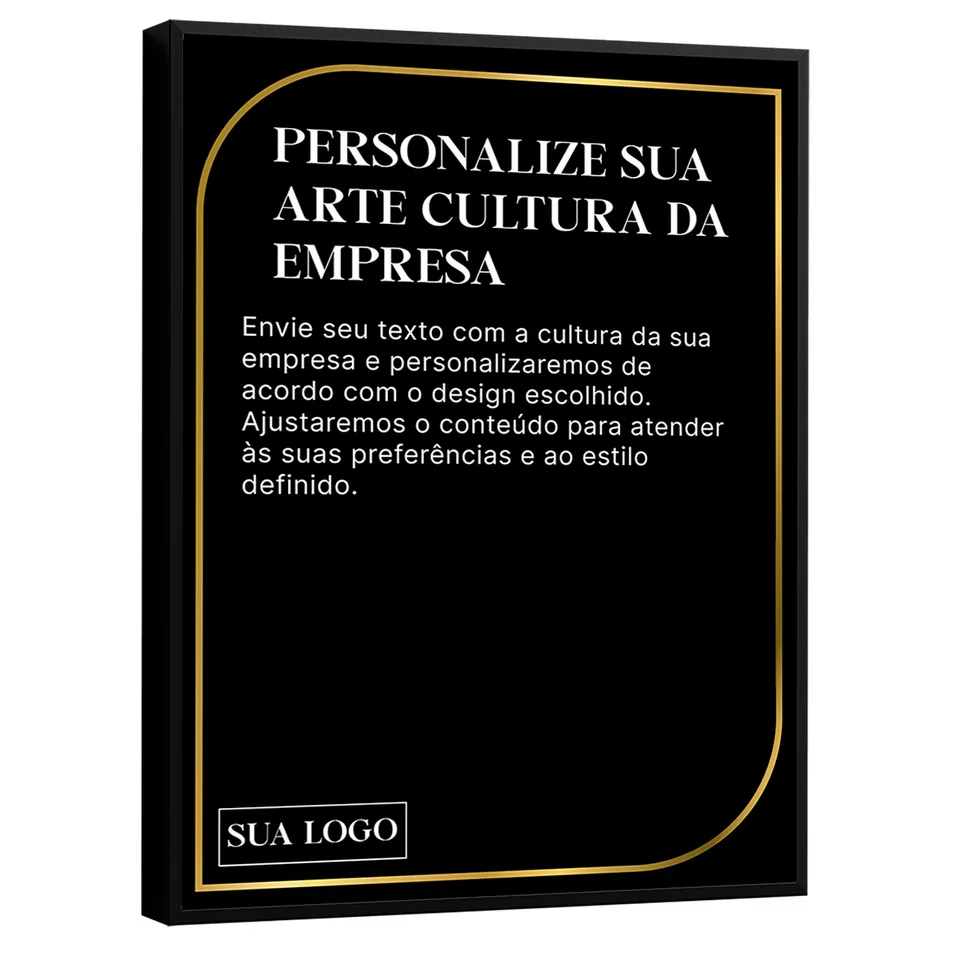 Personalize seu Quadro Cultura da Empresa