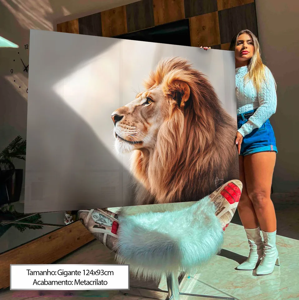 Quadro Plenitude do Leão, de Benoit — foto 4