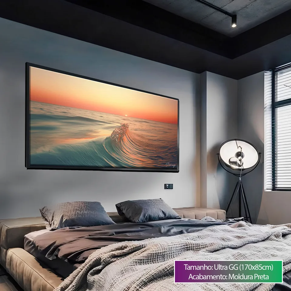 Quadro Pôr do Sol e Mar, de Le Blanc — foto 5