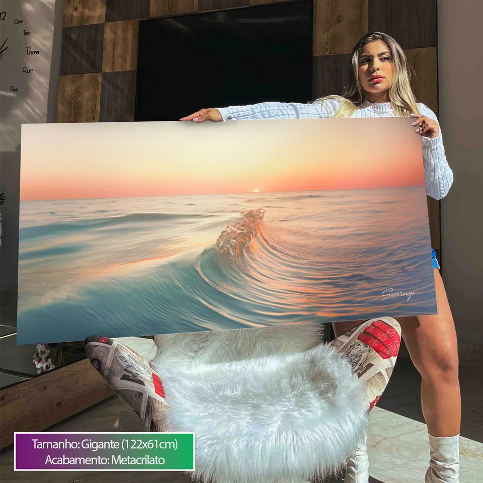 Quadro Pôr do Sol e Mar, de Le Blanc — foto 7