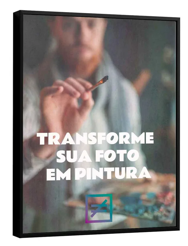 Presente para Namorada - Transforme uma Foto dela em um Quadro de Pintura