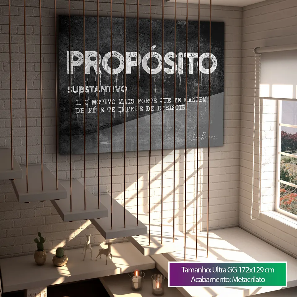 Quadro Propósito para escritório, de Le Roux — foto 2