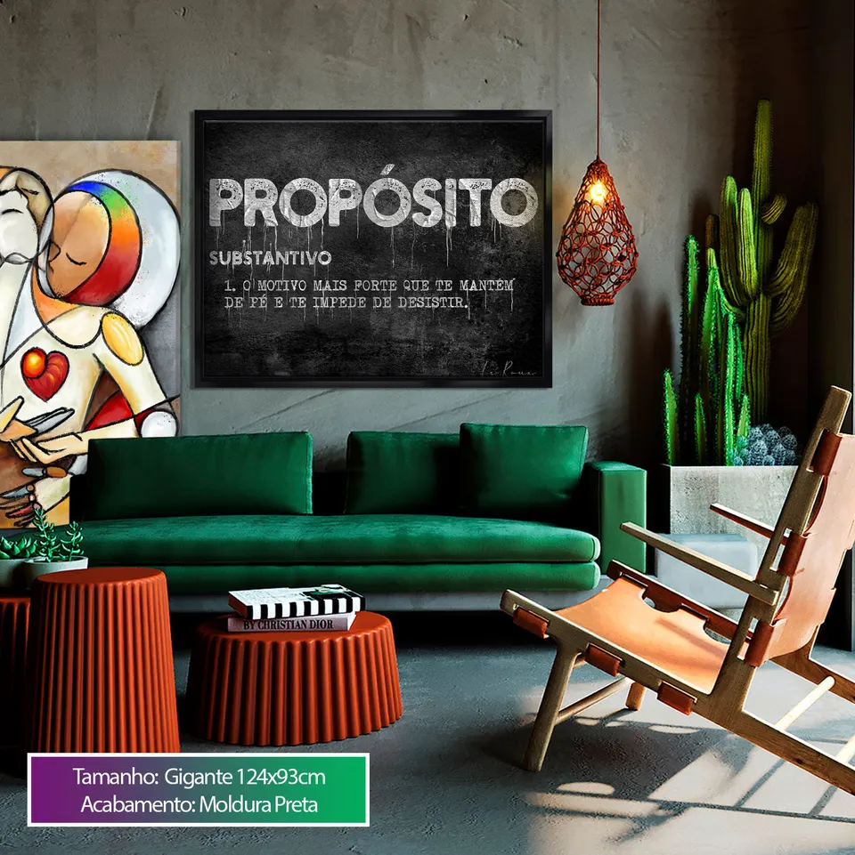 Quadro Propósito para escritório, de Le Roux — foto 4