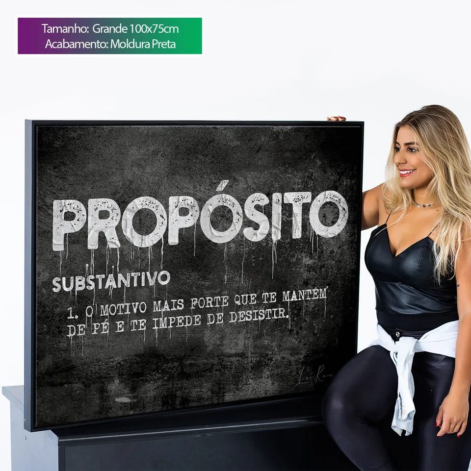 Quadro Propósito para escritório, de Le Roux — foto 5