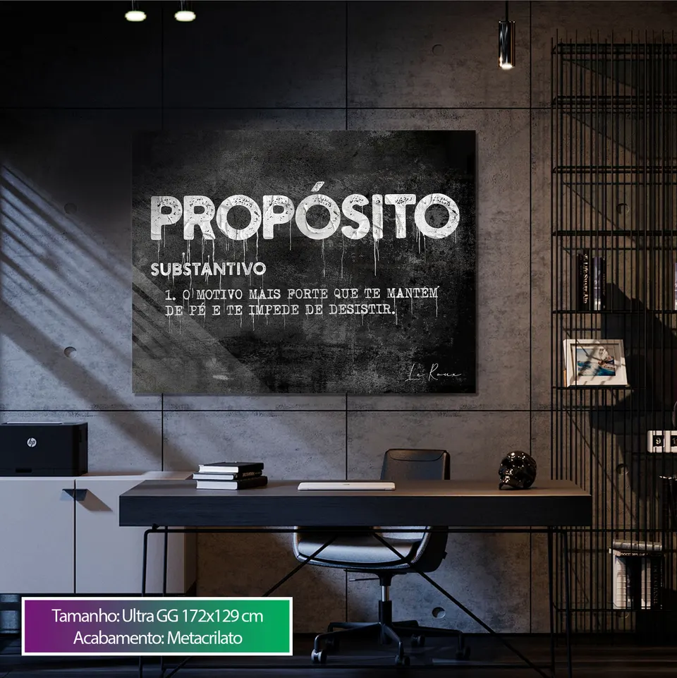 Quadro Propósito para escritório, de Le Roux — foto 7