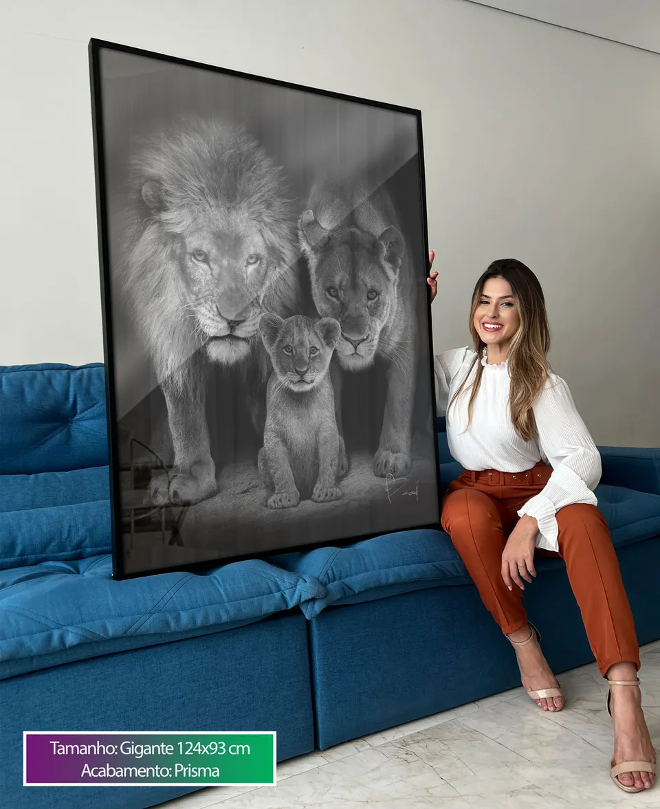 Quadro Proteção de Leão, de Benoit — foto 6