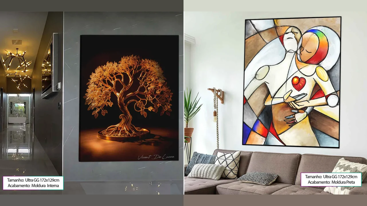 Quadros para Sala Grande: Como Escolher o Quadro Ideal