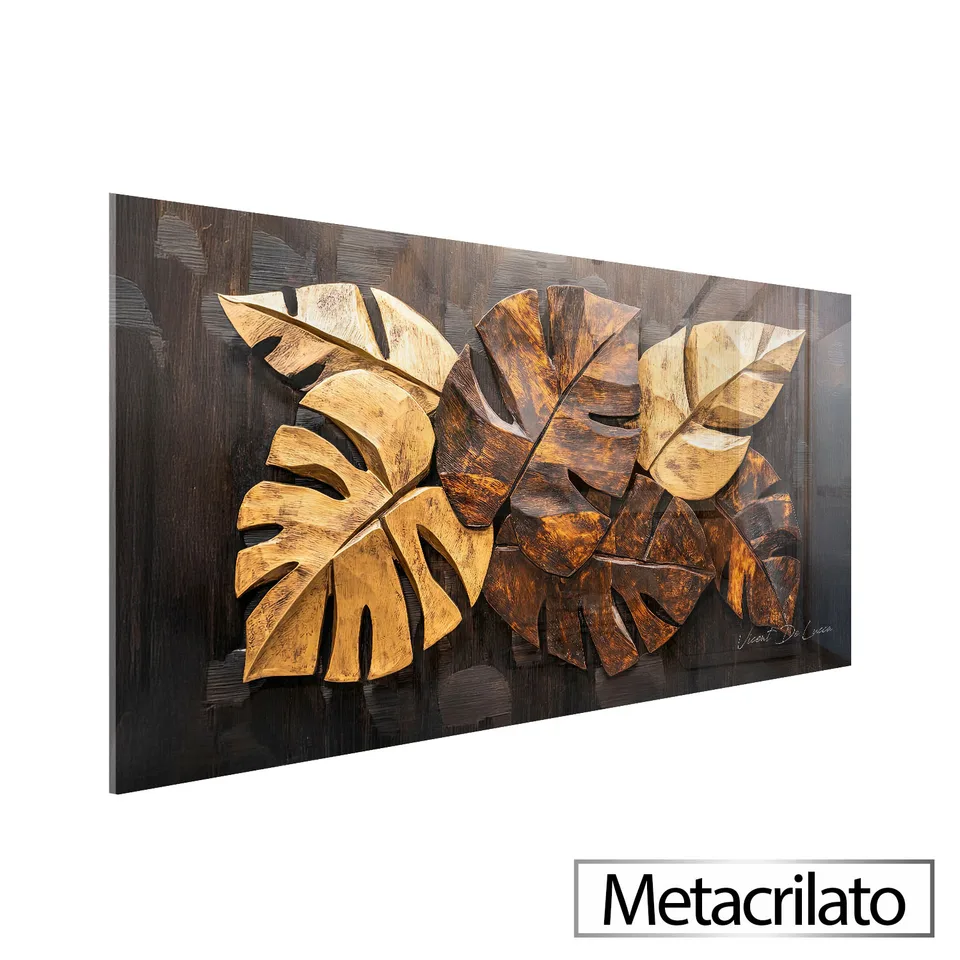 Quadro Raízes da Natureza com acabamento em metacrilato