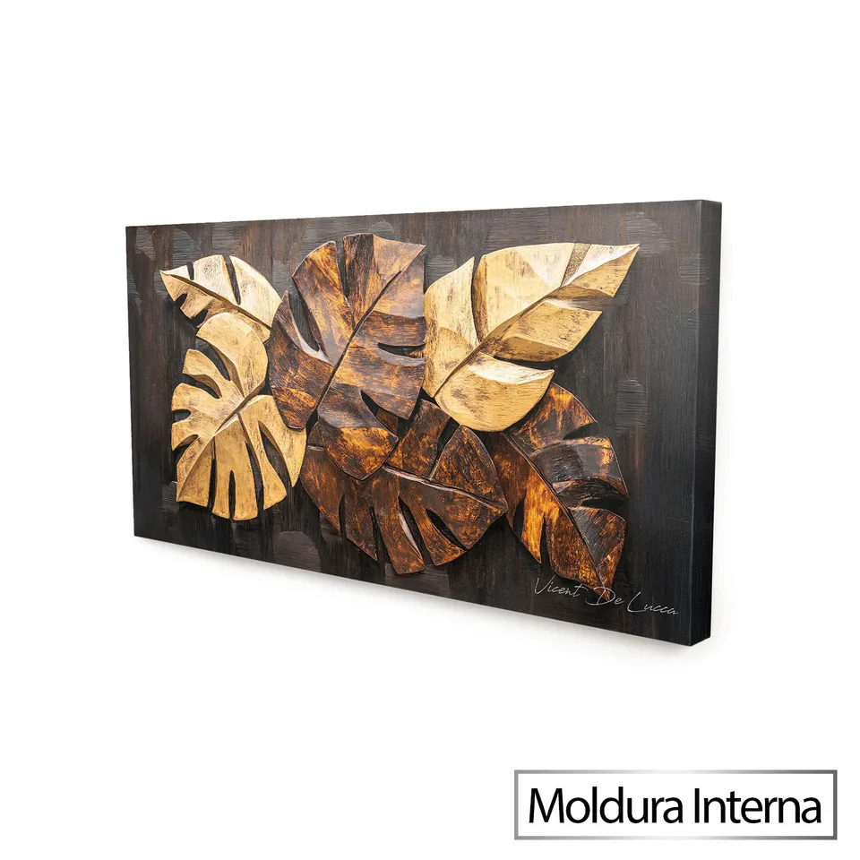 Quadro Raízes da Natureza com moldura interna