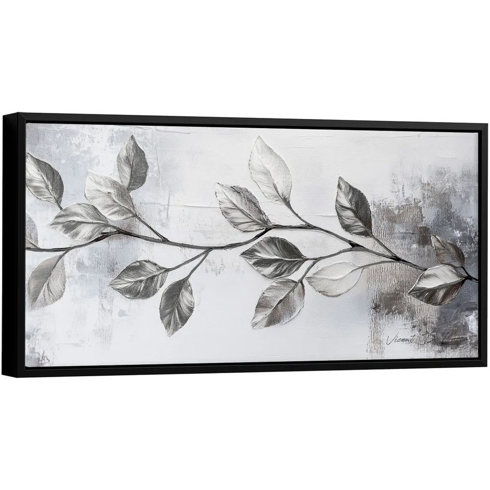 Quadro Ramo Prateado