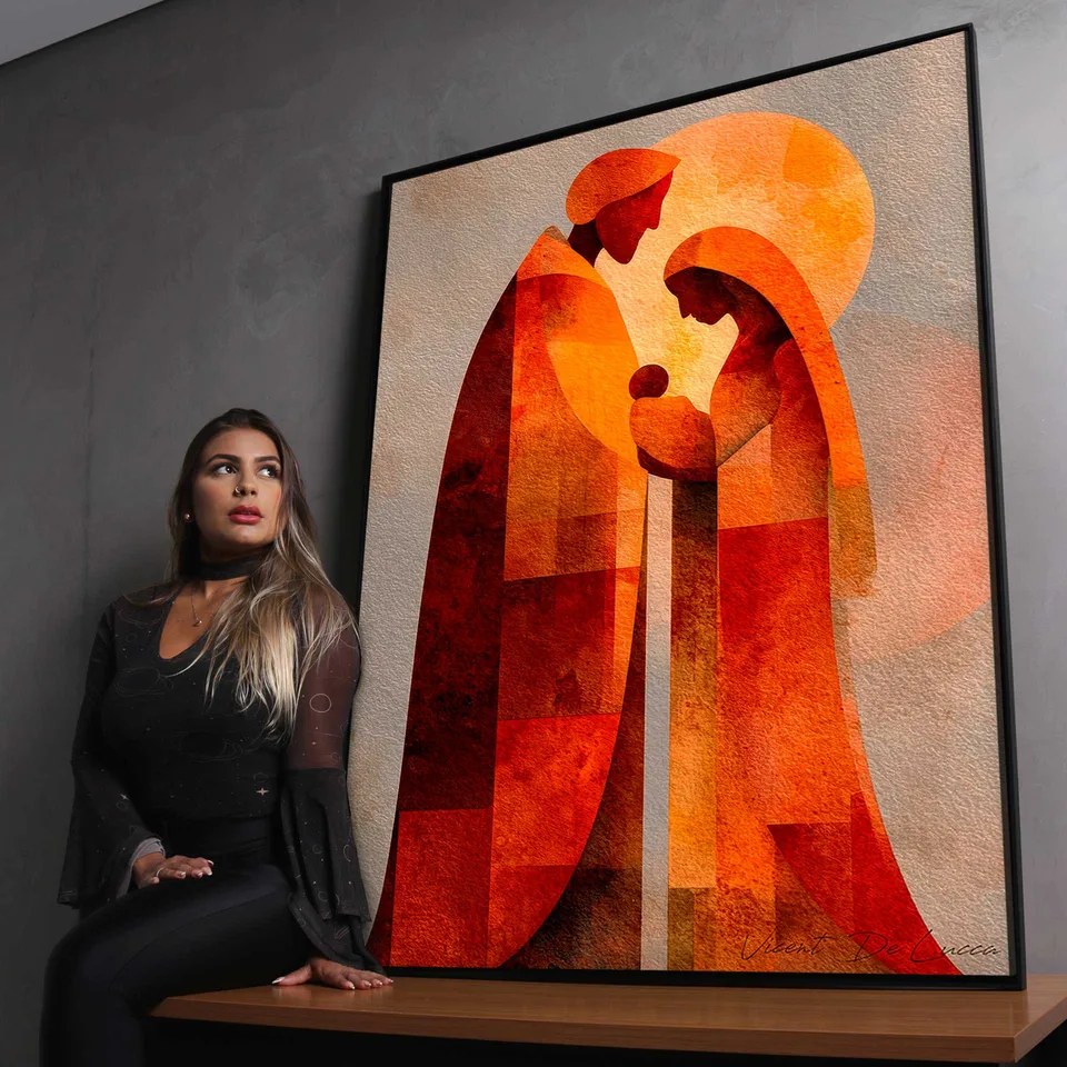 Quadro Sagrada Família Abstrata — foto 6