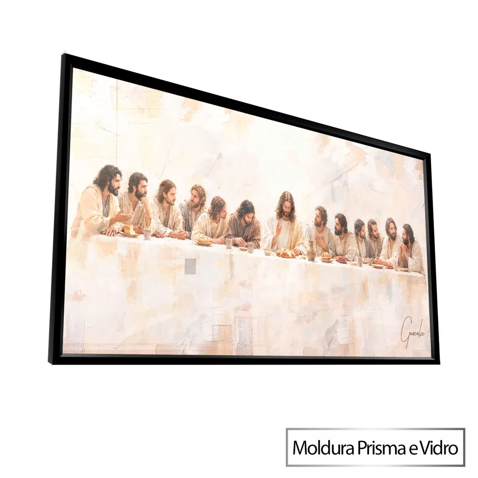 Quadro Santa ceia - Coleção Cream Art — foto 8