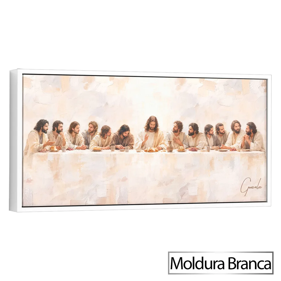 Quadro Santa ceia - Coleção Cream Art — foto 9
