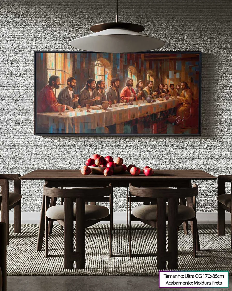 Quadro Santa Ceia Grid Art, de Gonzalez — foto 2
