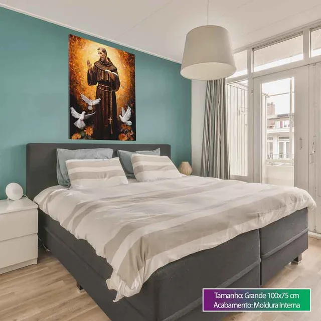 Quadro São Francisco de Assis Strati D'Oro, de Gonzalez — foto 6