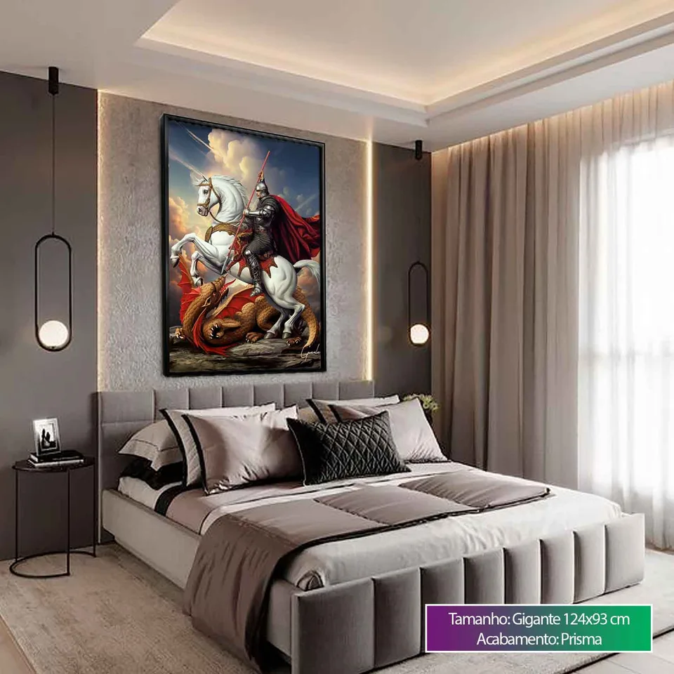 Quadro São Jorge para sala, de Gonzalez — foto 11