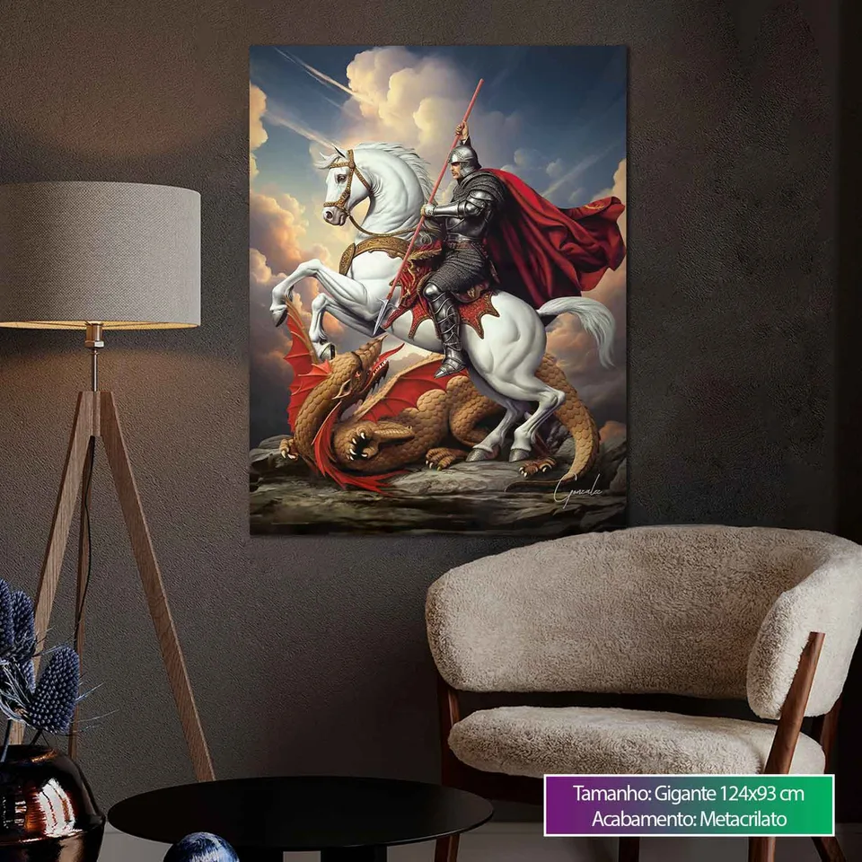 Quadro São Jorge para sala, de Gonzalez — foto 10