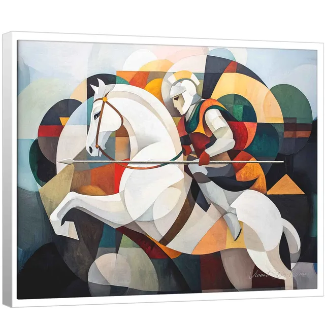 Quadro São Jorge o Cavaleiro da Luz