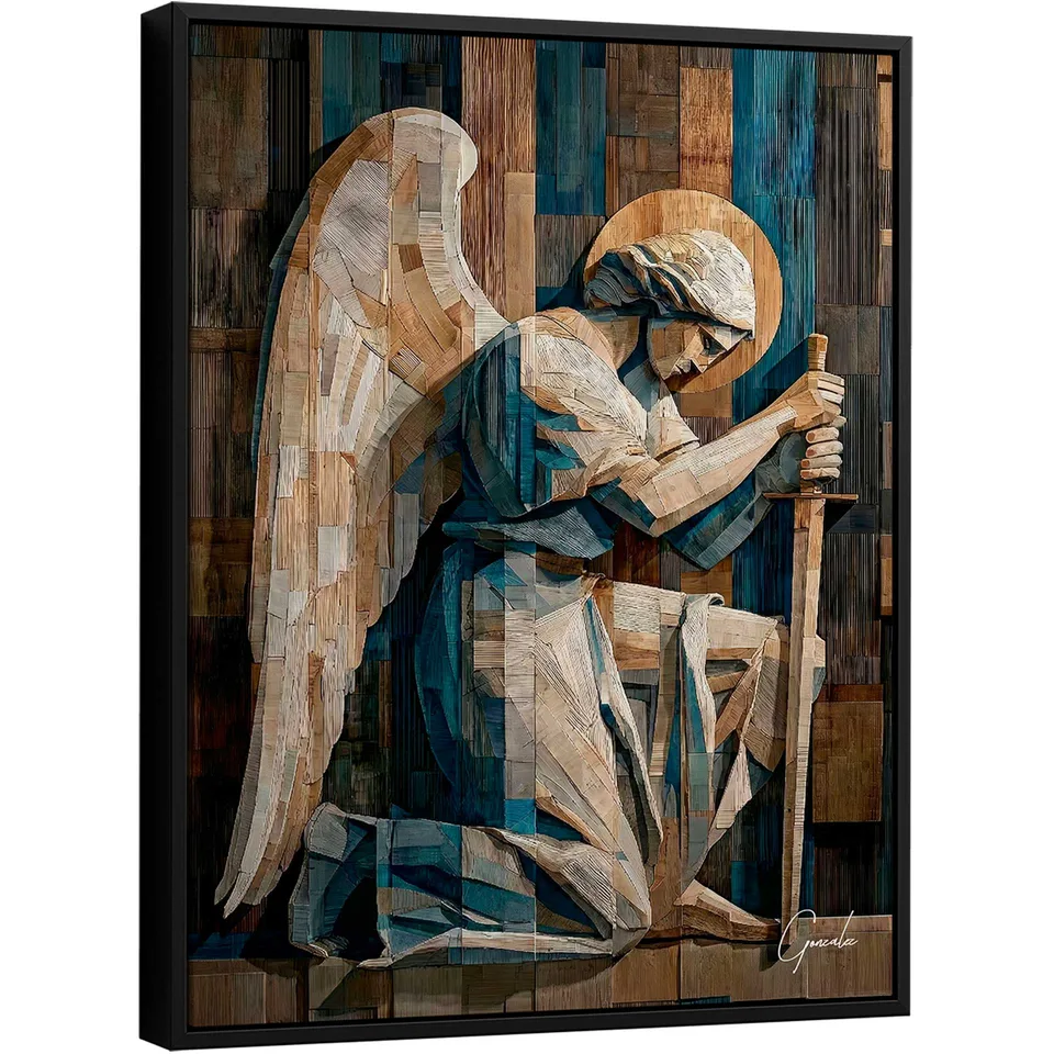 Quadro São Miguel Amadeirado
