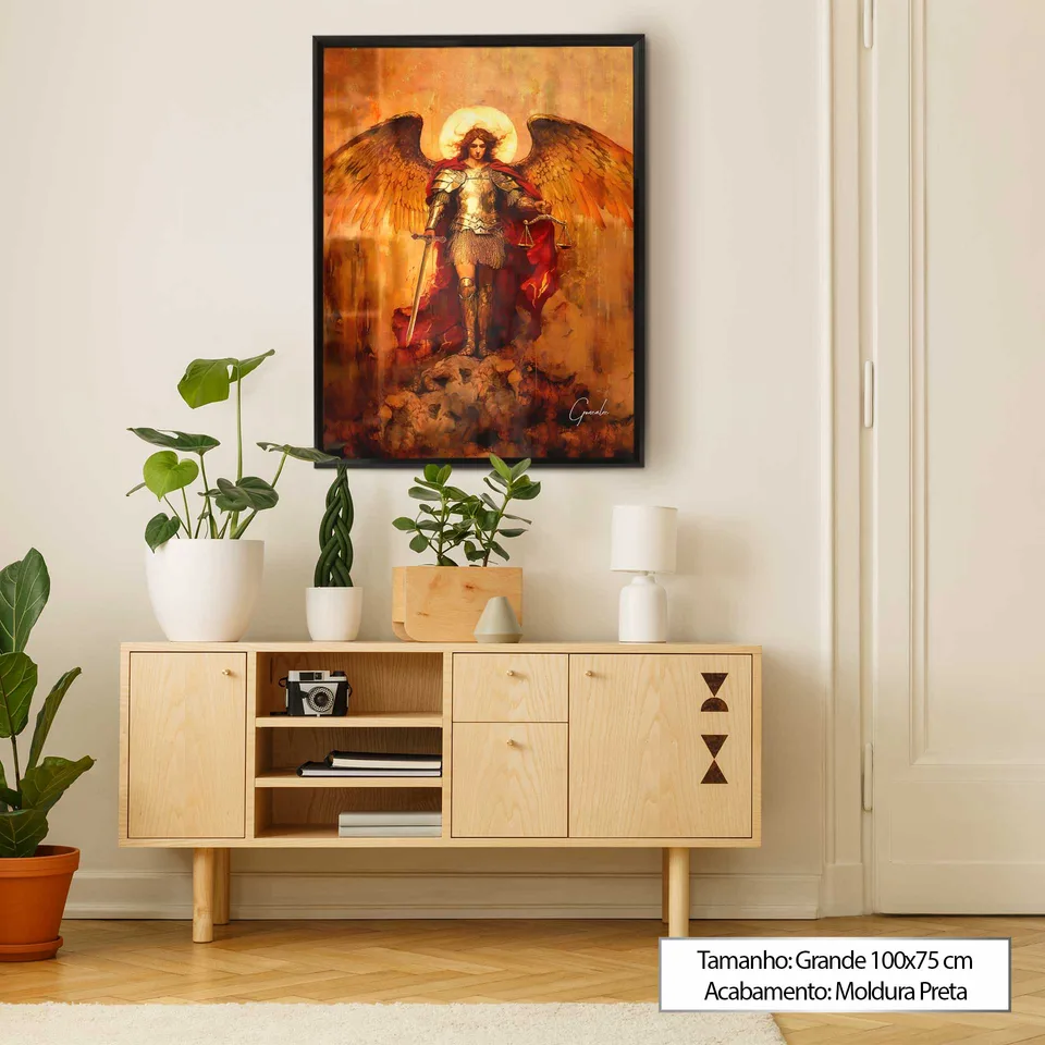 Quadro São Miguel Arcanjo Strati D'Arte, de Gonzalez — foto 4
