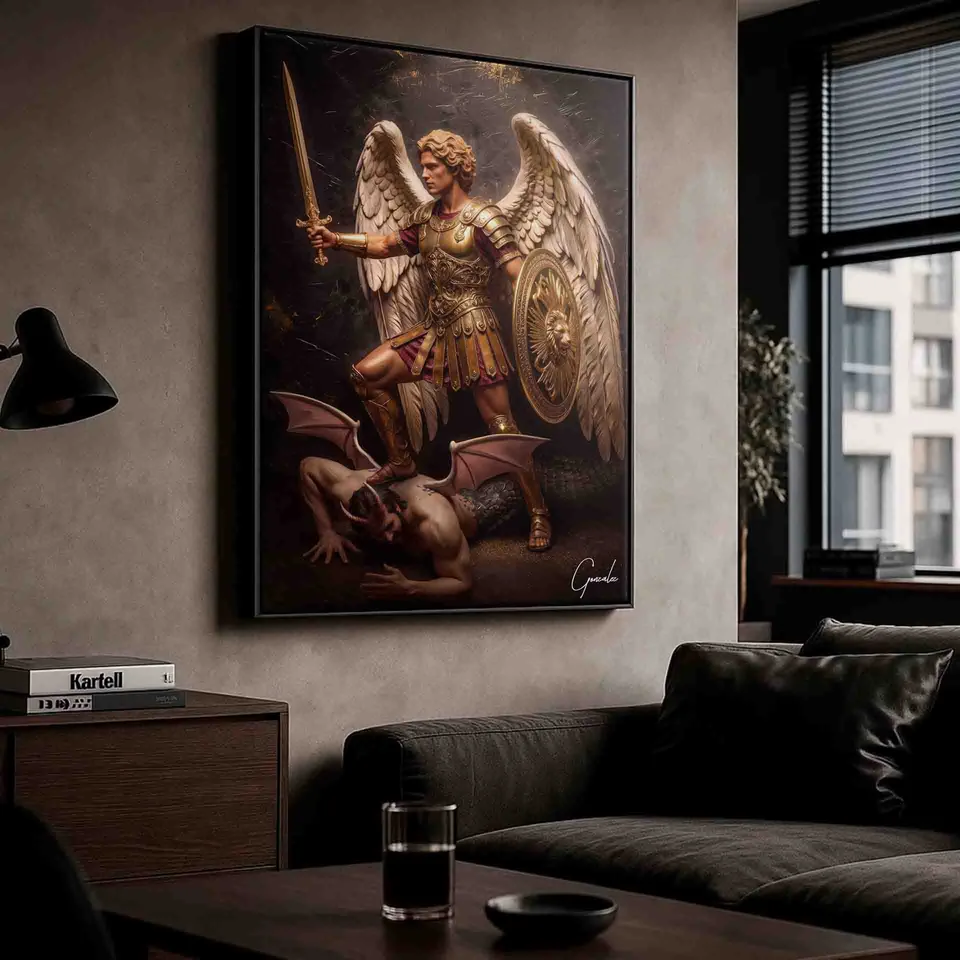Quadro São Miguel Dourado, de Gonzalez — foto 4
