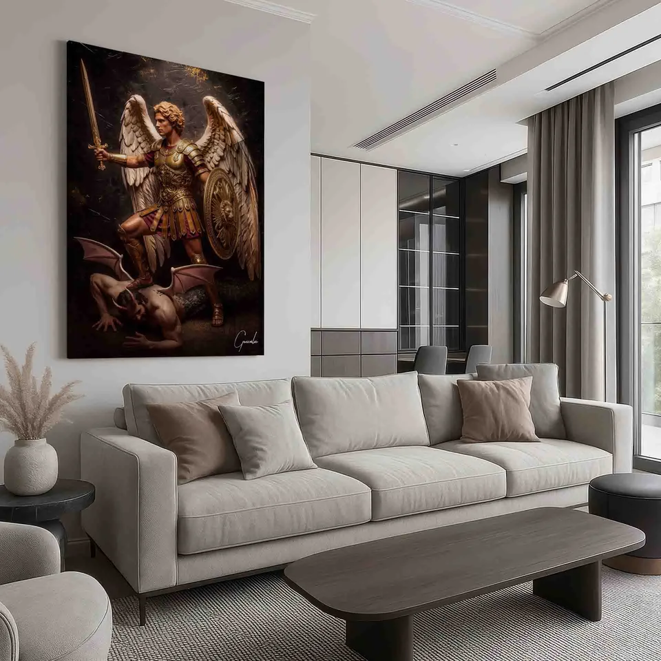 Quadro São Miguel Dourado, de Gonzalez — foto 5