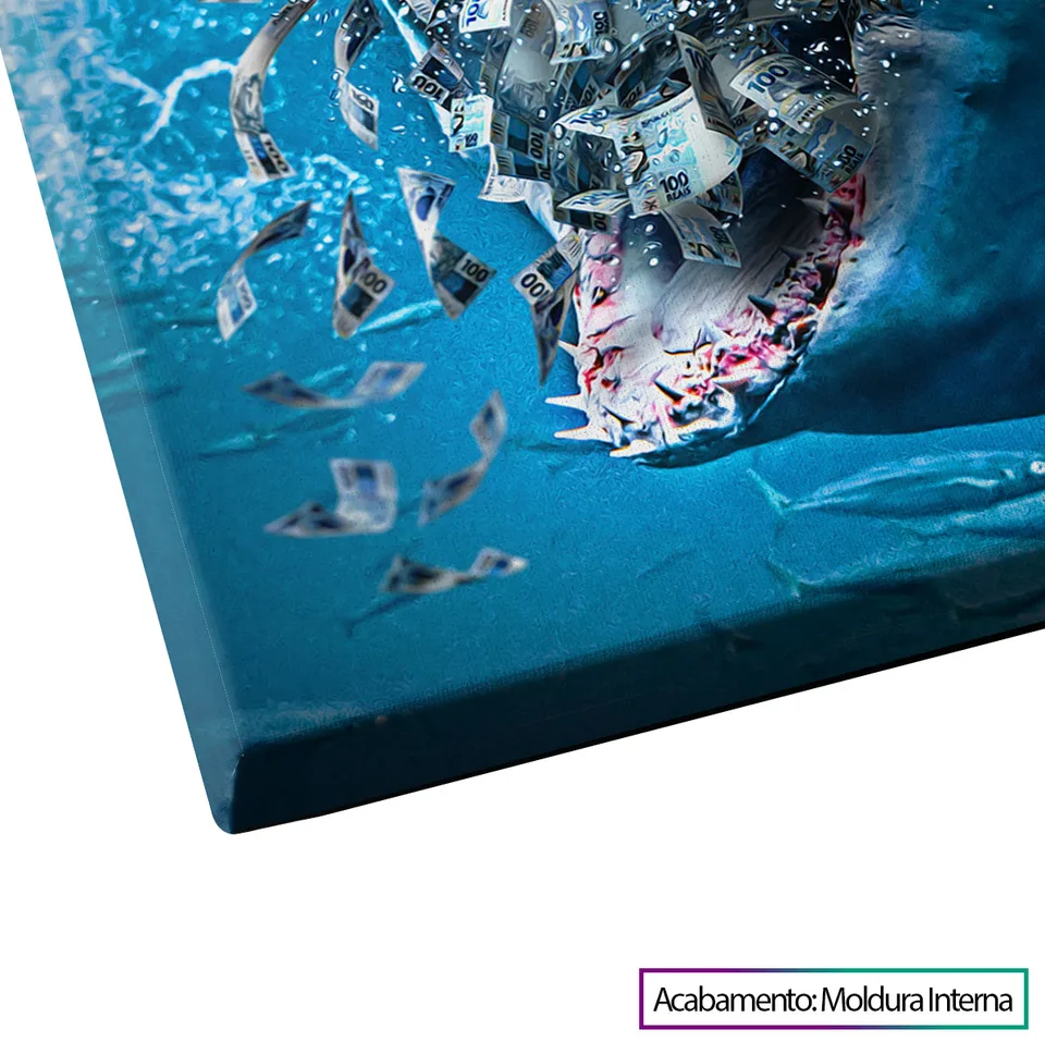Quadro Shark Money para escritório, de Benoit — foto 11