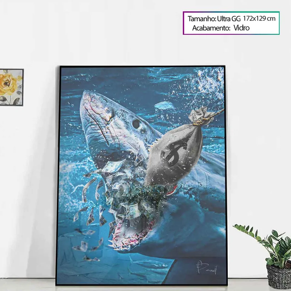 Quadro Shark Money para escritório, de Benoit — foto 17