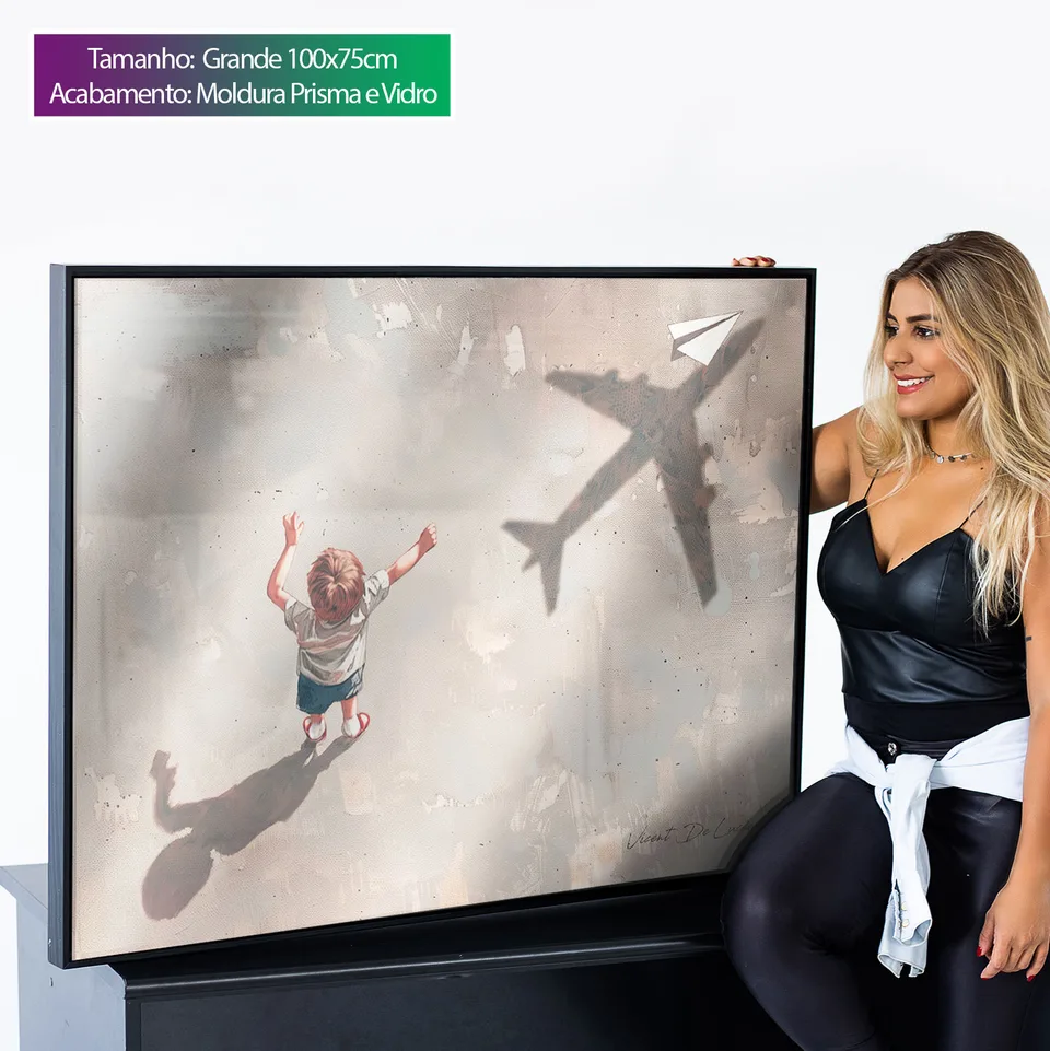 Quadro Sonhe Alto para escritório, de Vicent de Lucca — foto 5