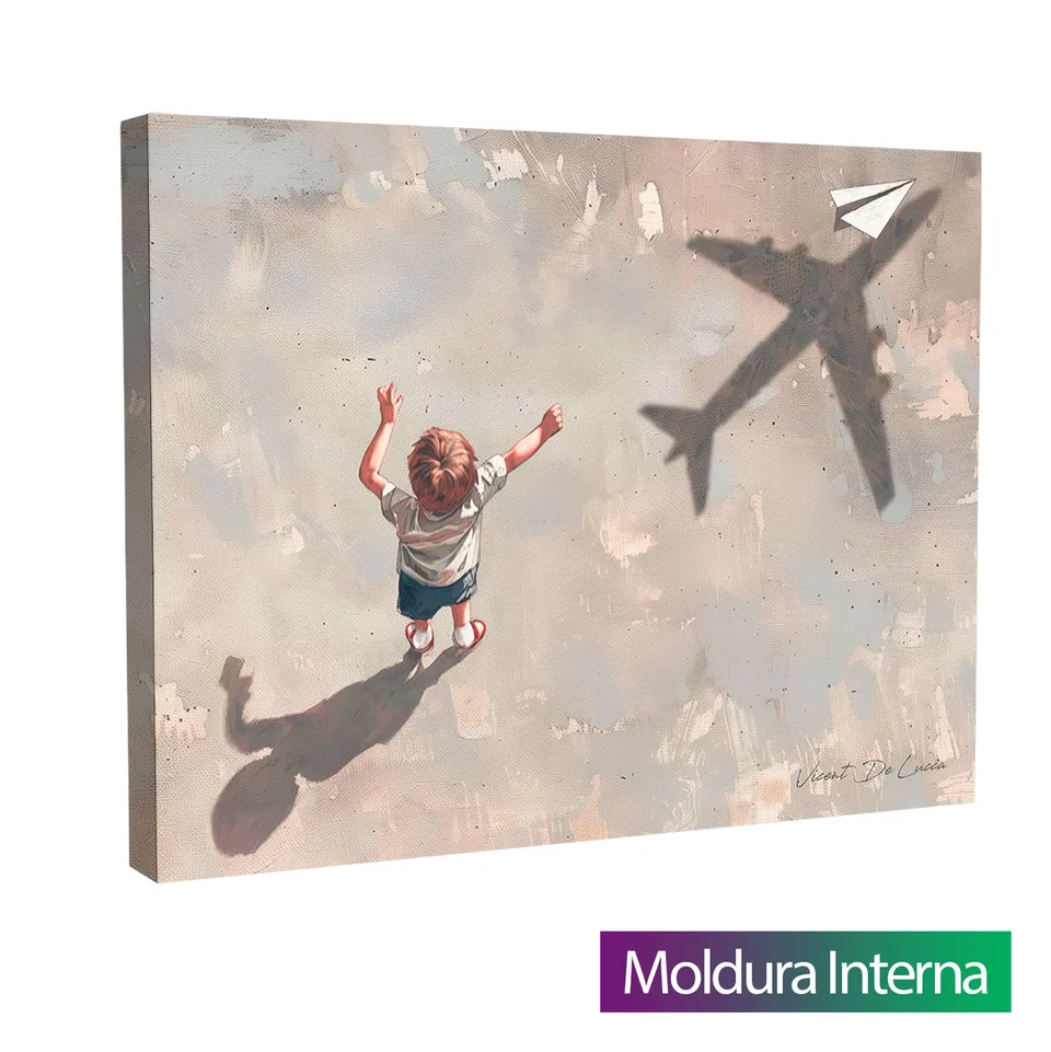 Quadro Sonhe Alto com moldura interna