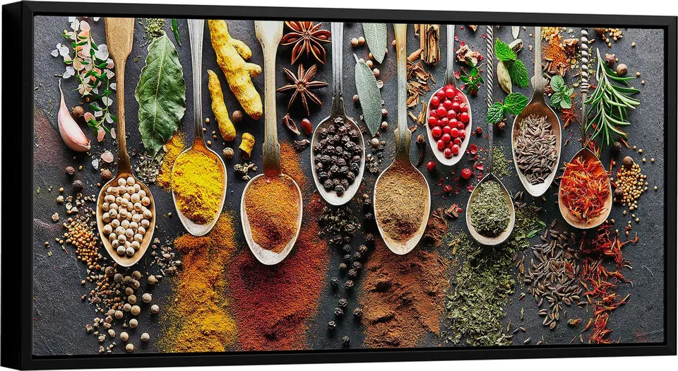 Quadro decorativo Temperos