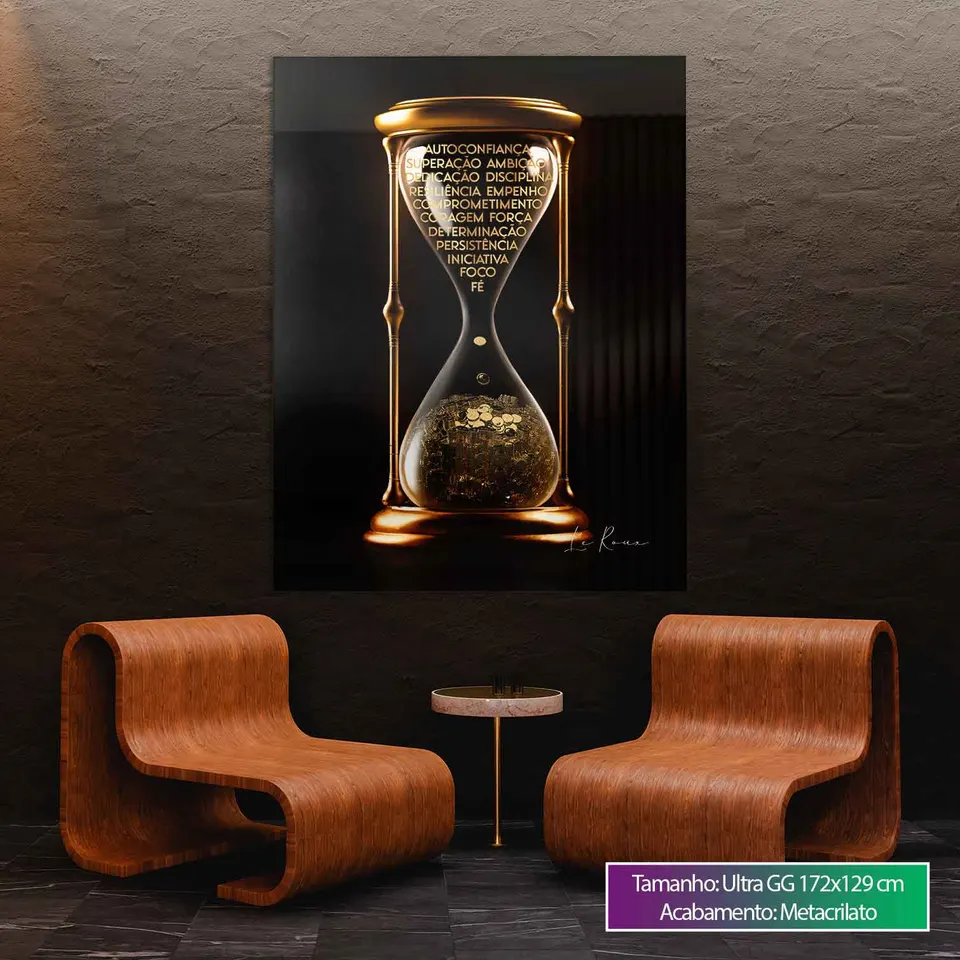 Quadro Tempo é Dinheiro, de Le Roux — foto 5