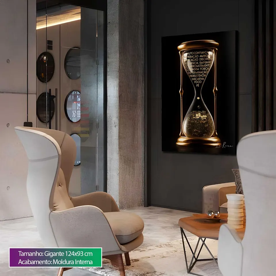Quadro Tempo é Dinheiro, de Le Roux — foto 10