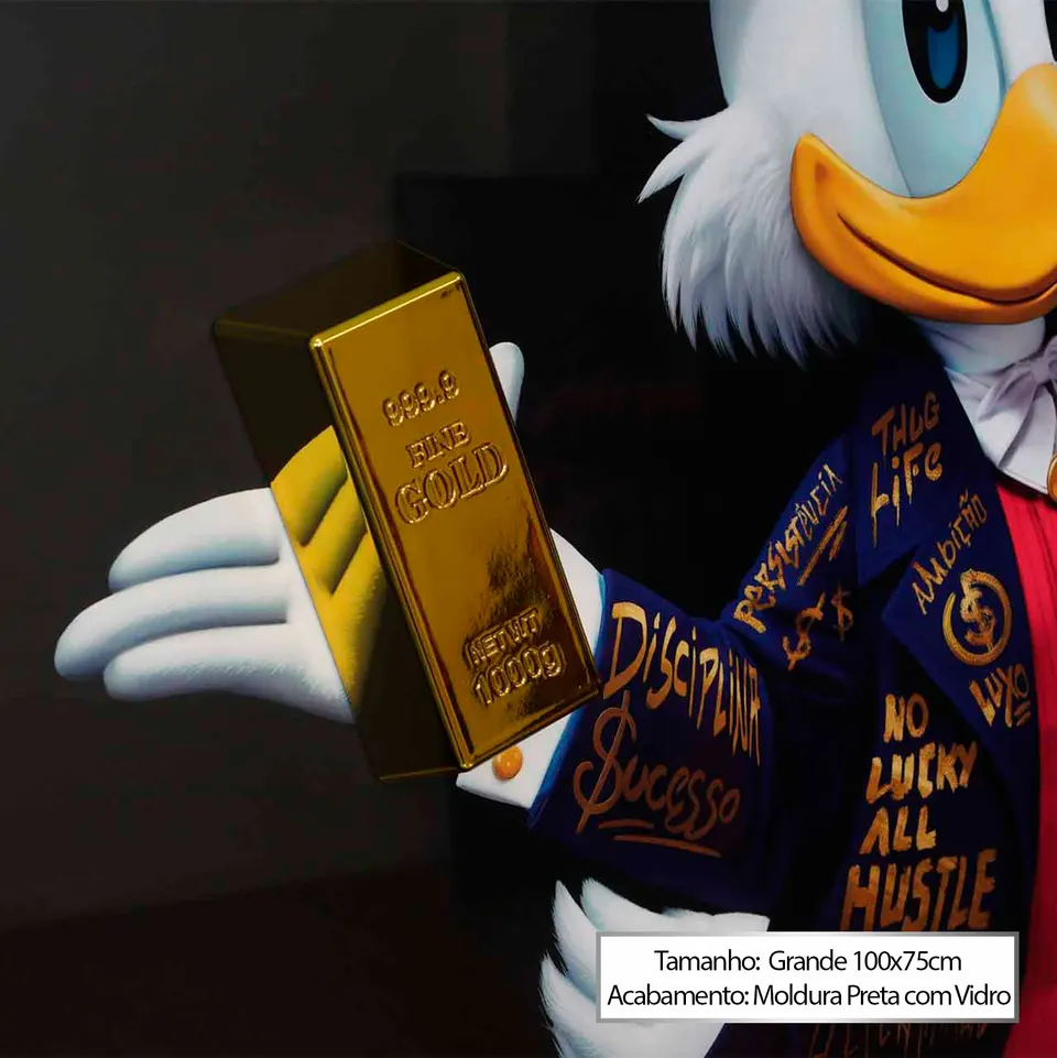 Quadro The Big Duck's Golden Bars - Grande, de CRAIG — foto 3