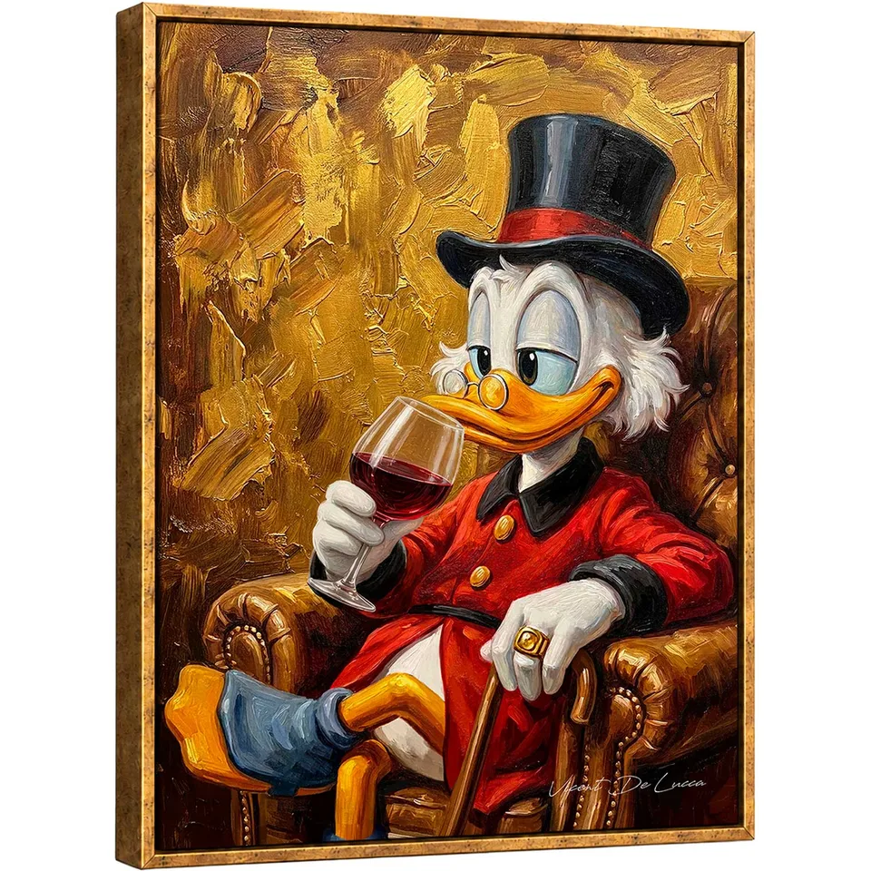 Quadro The Duck's e Vinho — foto 1