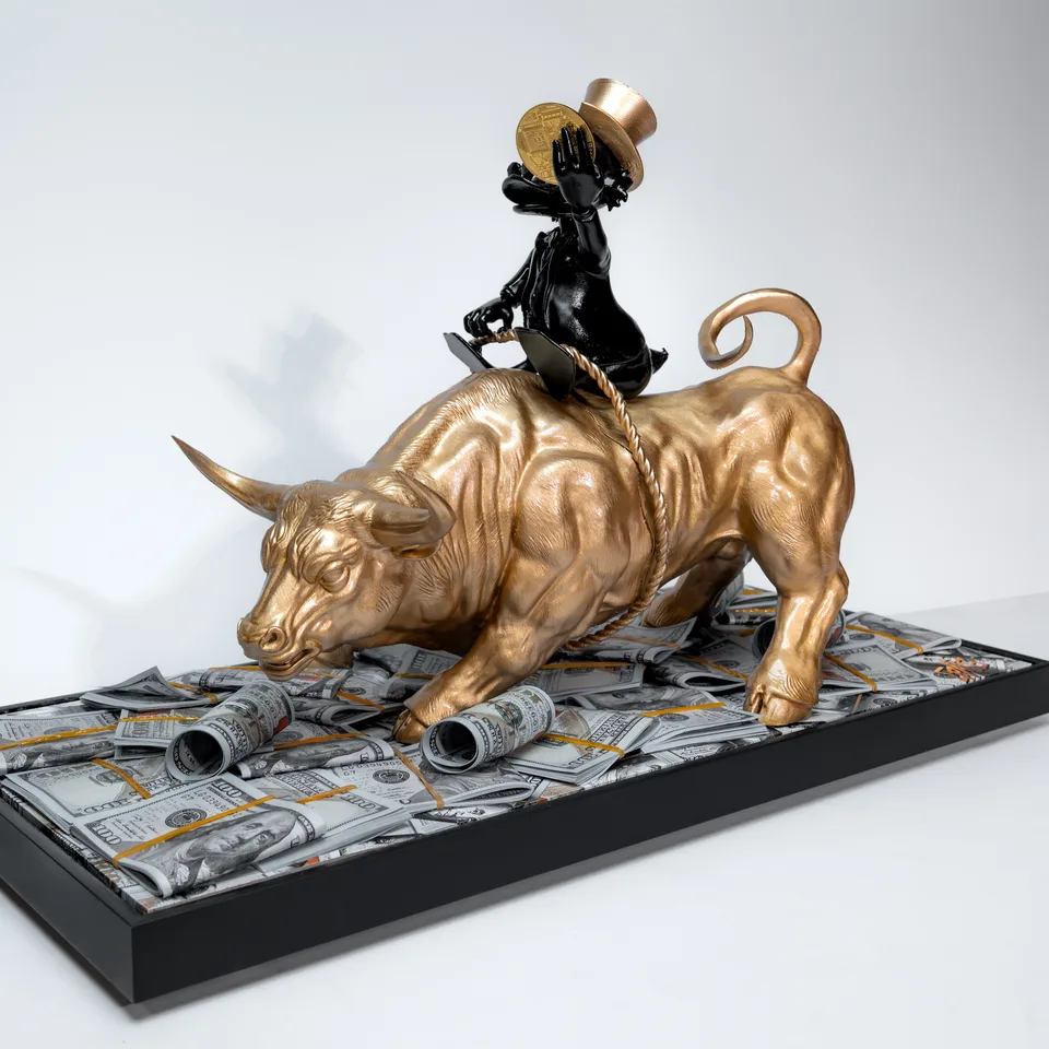The Ducks Scultura Wall Street — foto 3