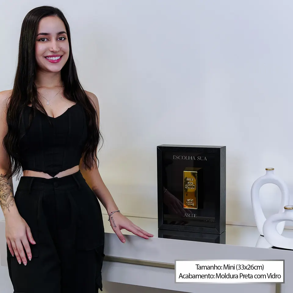 Quadro The Golden Bar Personalizado, de Le Blanc — foto 3