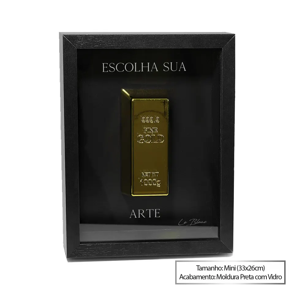 Quadro The Golden Bar Personalizado, de Le Blanc — foto 4