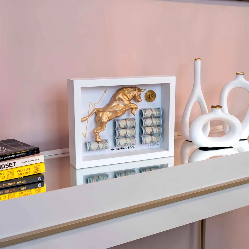 Quadro The Golden Focus White, de Le Blanc — foto 2