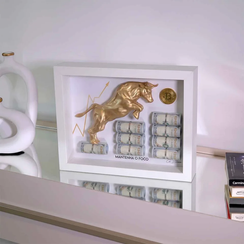 Quadro The Golden Focus White, de Le Blanc — foto 4