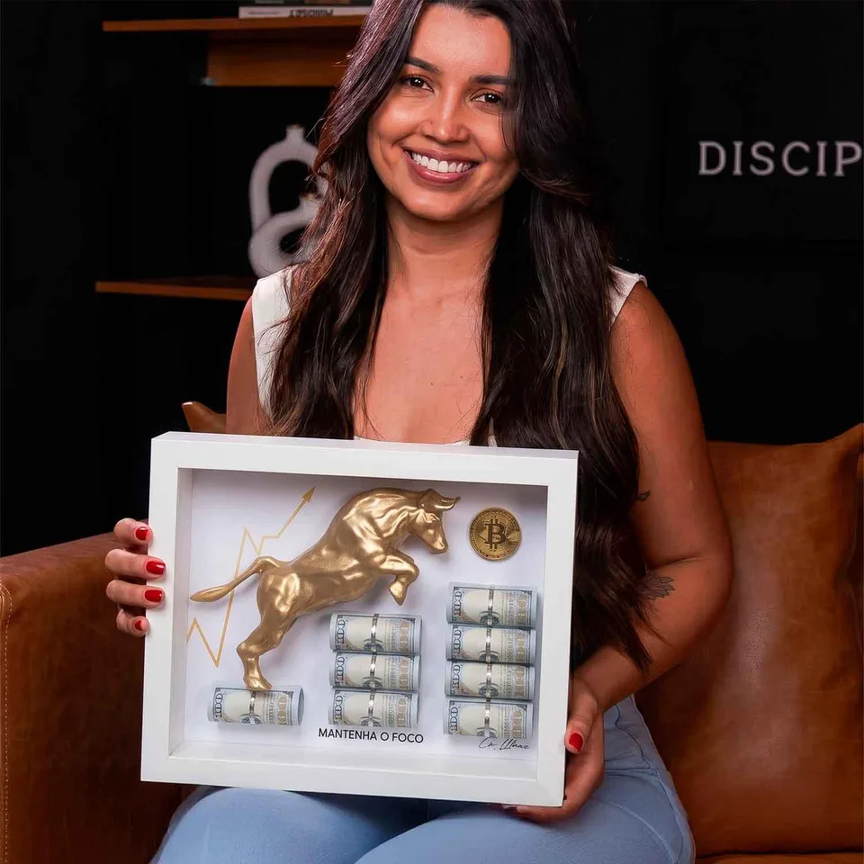 Quadro The Golden Focus White, de Le Blanc — foto 5
