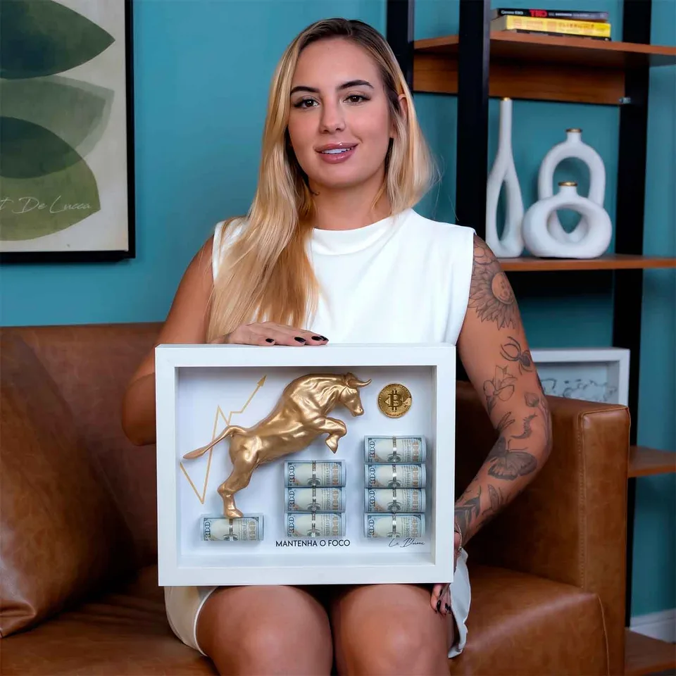 Quadro The Golden Focus White, de Le Blanc — foto 7