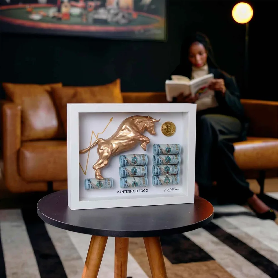 Quadro The Golden Focus White, de Le Blanc — foto 8