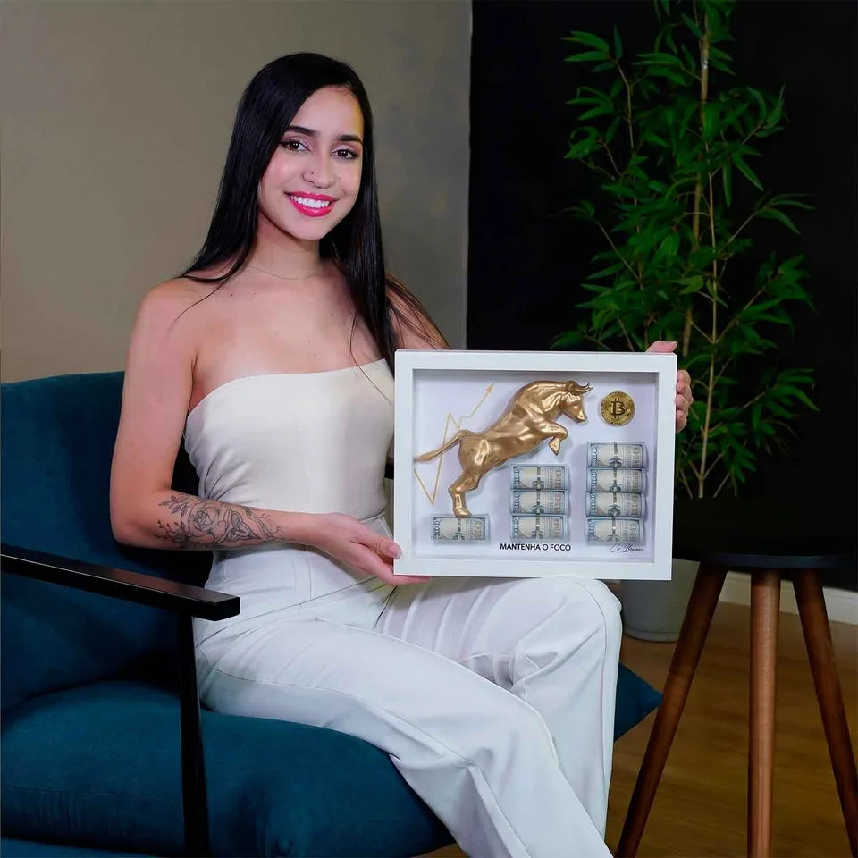 Quadro The Golden Focus White, de Le Blanc — foto 9
