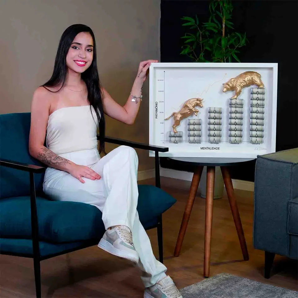 Quadro The White Financial Chart of $uccess, de Le Blanc — foto 3