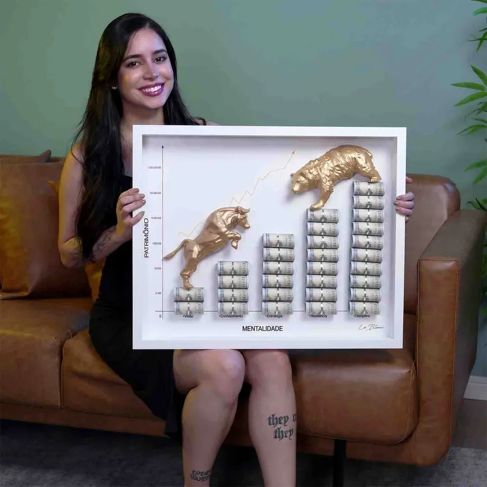 Quadro The White Financial Chart of $uccess, de Le Blanc — foto 5