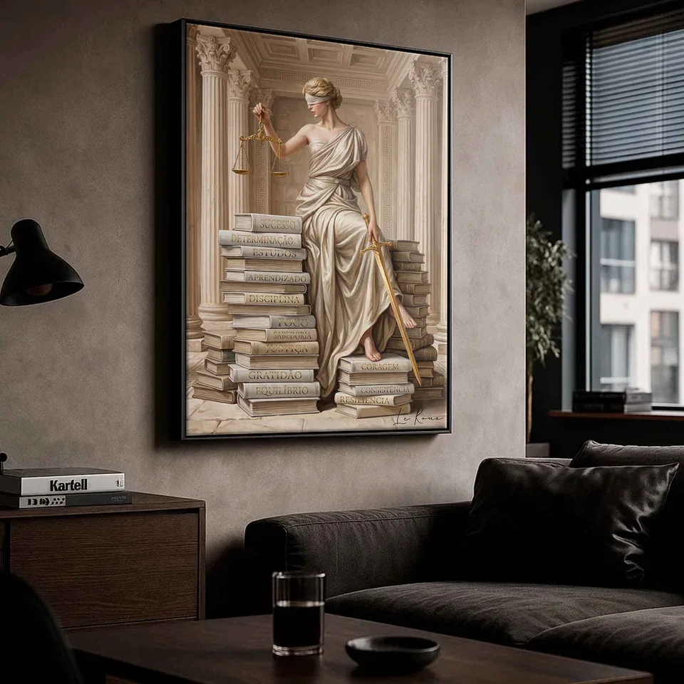 Quadro Themis A Guardiã do Conhecimento, de Le Roux — foto 7